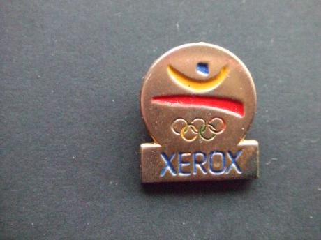 Olympische Spelen Barcelona sponsor Xerox kopieermachines, printers